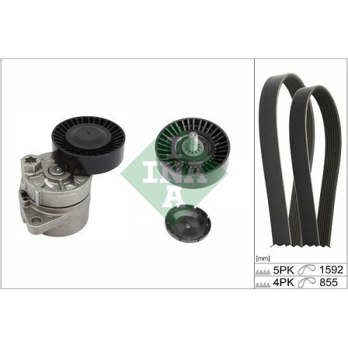 Set curea transmisie Kia Bongo (Pu) 10.03-, Carnival / Grand Carnival 3 (Vq) 09.05-06.15, Carnival I (Up) 06.98-10.01, Carnival 2 (Gq) 01.99-09.07, K2900 01.08-, INA