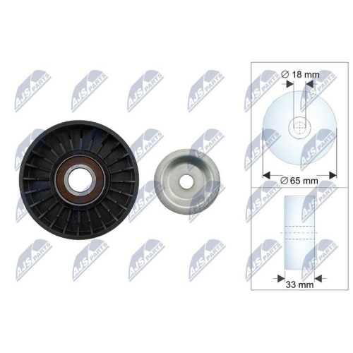 Rola intinzator curea transmisie Chrysler, Dodge, Jeep Cherokee 1998-2001 2.5 Td, 309-00