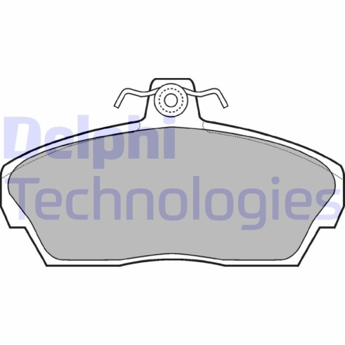 DELPHI set placute frana,frana disc