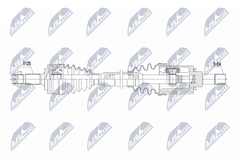 Planetara Peugeot E-2008 2019-; Citroen E-C4 2020-, E-C4x 2022-; Opel Mokka-E 2020-, Ds3, Crossback E-Tense 2019-; partea din fata, stanga; 9836235280; NTY, aftermarket