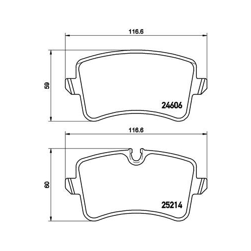 BREMBO set placute frana,frana disc PRIME LINE