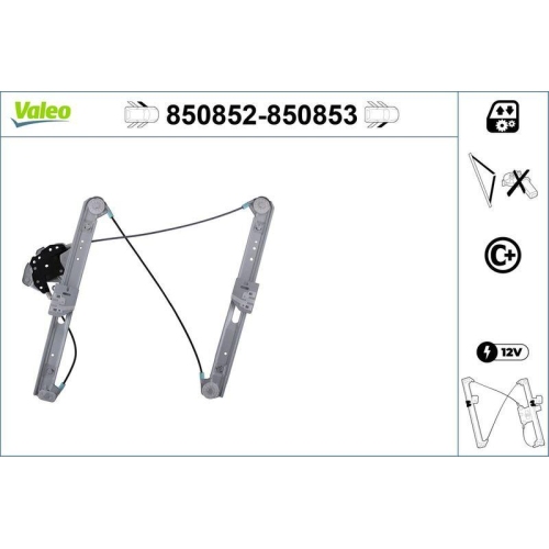 VALEO Mecanism actionare geam