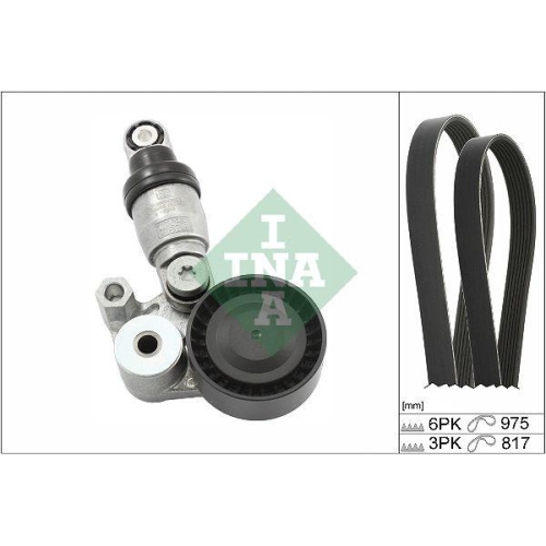 Set curea transmisie Mazda 6 Box / Estate (Gj) 01.13-05.16, 6 Estate (Gj Gl) 08.12-, 6 Sedan (Gj Gl) 12.12-, Cx-5 (Ke Gh) 11.11-02.17, Cx-5 (Kf) 11.16-, Cx-5 Van (Ke) 11.11-02.17, INA