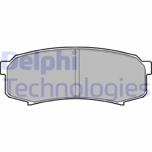 DELPHI set placute frana,frana disc