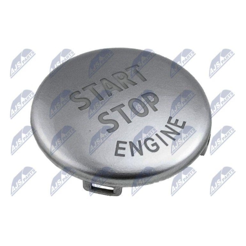Capac buton pornire/oprire Bmw Seria 3 E90, E91, E92, E93 2004-, X1 E84 2009-, Color : Argintiu, 61319154945