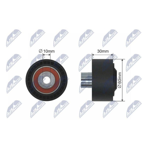 Rola intinzator curea transmisie Citroen Berlingo, Berlingo Multispace, Berlingo, Minivan, C2, C2 Enterprise, C3 I, C3 Pluriel, C4, C4 I, C5 2, C5 3, Jumpy, Nemo 1.4d, 1.6d 09.2001-, 297-30