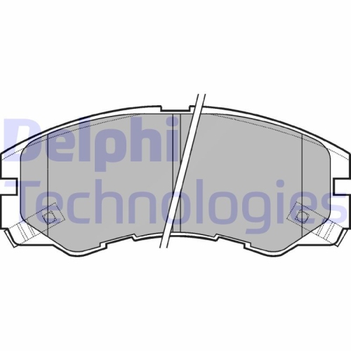 DELPHI set placute frana,frana disc
