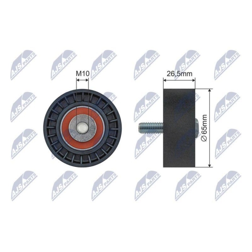 Rola intinzator curea transmisie Citroen Berlingo, C15, Saxo, Xsara, Zx, Dacia Logan, Peugeot 106, 205, 2013-11
