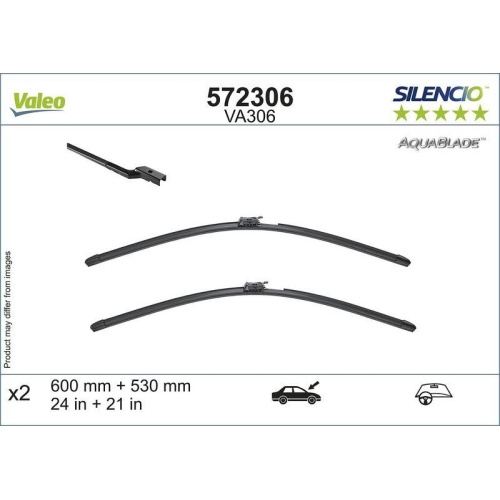 VALEO lamela stergator SILENCIO AQUABLADE SET