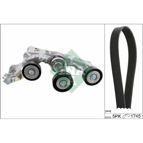 Set curea transmisie Mercedes Clasa A (W169) 04.04-06.12, B-Class Sports Tourer (W245) 03.05-11.11, INA