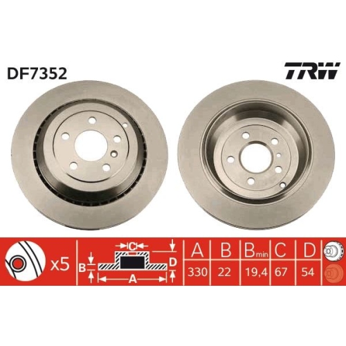 TRW Disc frana