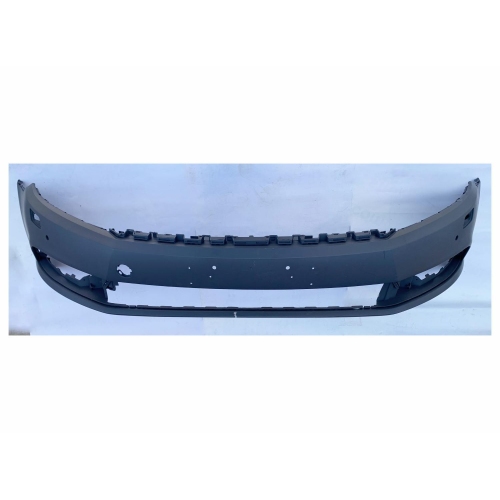 Bara fata VW CC (358), 02.2012-2017, grunduit, 3C8807221F cu gauri pentru spalatoare faruri si 2 senzori de parcare; PREZINTA URME DE ZGARIETURI