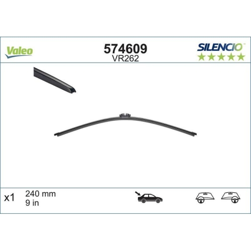 VALEO lamela stergator SILENCIO REAR