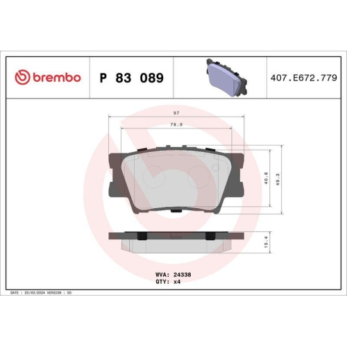 Placute frana Lexus Es ( V4) 03.06-12.12, Es ( V6) 06.12-06.18, Hs (Anf10) 07.09-01.18; Toyota Avalon Sedan ( X3) 01.05-11.12, Avalon Sedan ( X4) 09.12-03.18, Camry Saloon ( V5) 09.11-02.19, Camry Sedan ( V4) 01.06-12.14, Matrix ( E14) 01.08-12.15, Rav 4