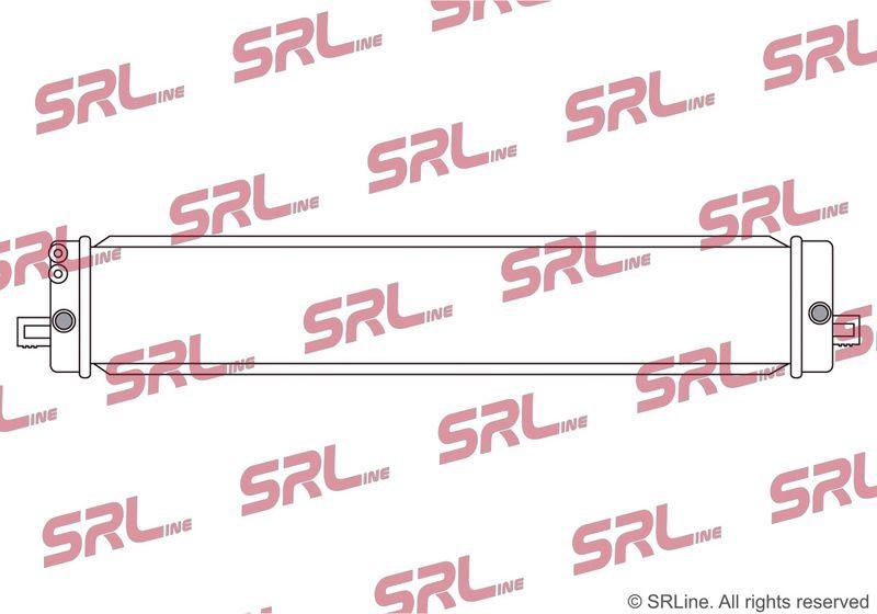 Radiator Lexus Nx 21-; Toyota Rav4 18-, motor: 2.5 Hybrid, Inverter radiator , 660x109x22, SRLine, Aluminiu/ Plastic brazat, G901042030; G901078030
