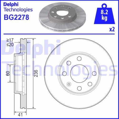 DELPHI Disc frana