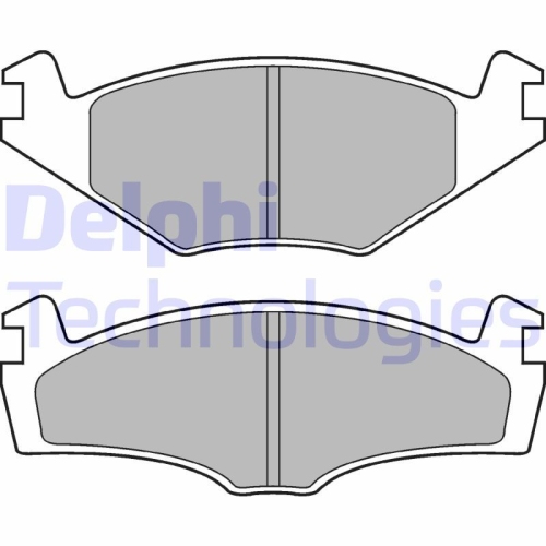 DELPHI set placute frana,frana disc