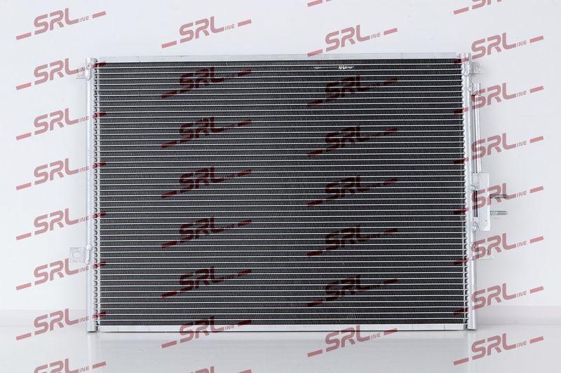 Condensator climatizare AC Jeep Grand Cherokee 99-05, motor: 2.7 CRD, 3.1 TD, 4.0 R6, 4.7 V8, Condenser fara uscator , 655(625)x455(440)x16, SRLine, miez si rezervor din aluminiu brazat, 55115918; 55115918AB