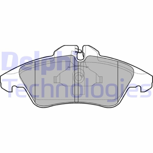 DELPHI set placute frana,frana disc