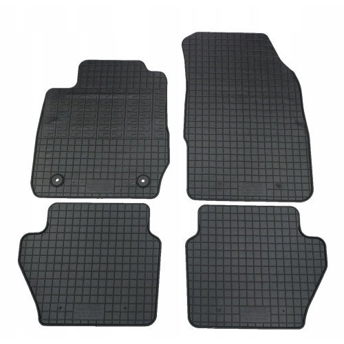 Set covorase auto din cauciuc Ford Fiesta 3/5 Usi 2017-, ST/ST2 (Sport), Negre