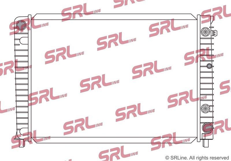 Radiator Volvo 940 90-97, motor: 2.0 T, 2.3 T, 590x415x32, SRLine, Aluminiu/ Plastic brazat, 3547155; 5003739