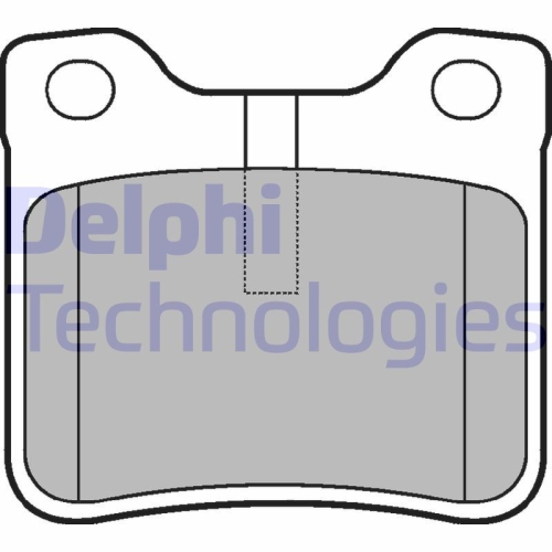 DELPHI set placute frana,frana disc