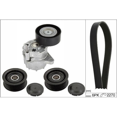 Set curea transmisie Mercedes Clasa C (W202) 03.93-05.00, Clasa C (W204) 01.07-01.15, Clasa C T-Model (S202) 06.96-03.01, Clasa E (W210) 06.95-08.03 , Sprinter (B901 B902) 01.95-05.06, Sprinter 5-T Platform / Chassis (B905) 04.01-05.06, Viano (W639) 09.03
