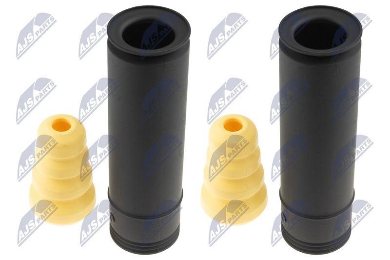 Capac protectie, burduf amortizor Mercedes Clasa C (W204 / S204) 2007-2014; set, partea din spate; A2043260098; NTY, aftermarket