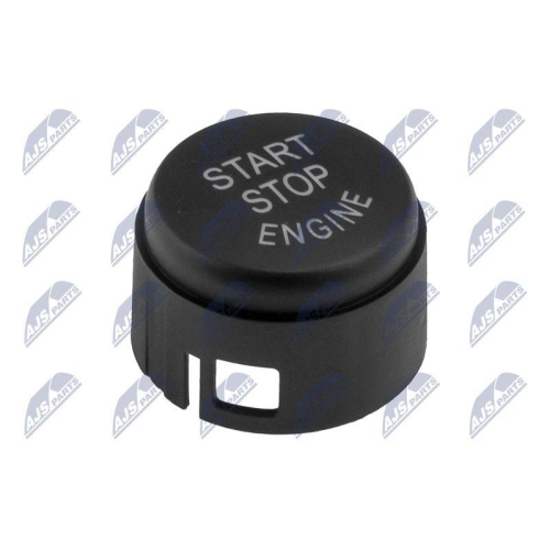 Capac buton pornire/oprire Bmw Seria 5 F10, F11 2009-, 7 F01, F02 2008-, 6 F12 2010-, 6 Coupe F13 2011-, nu este compatibil cu comutator cu Start-Off Automat-culoare : Negru, 61319153832