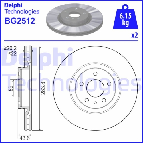DELPHI Disc frana