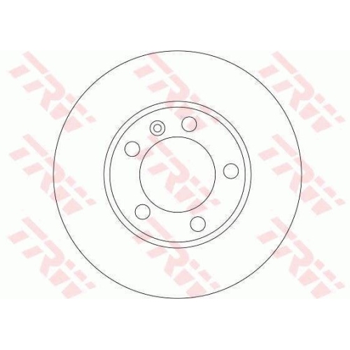 Disc frana Trw DF4249S, parte montare : Punte fata