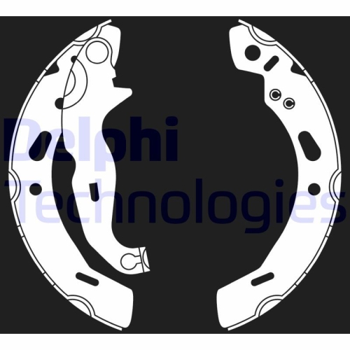 DELPHI Set saboti frana
