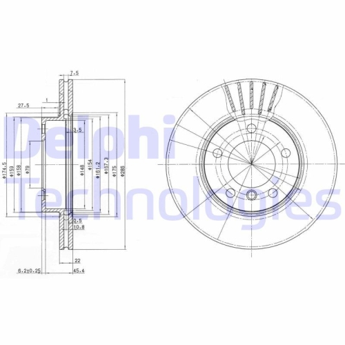DELPHI Disc frana