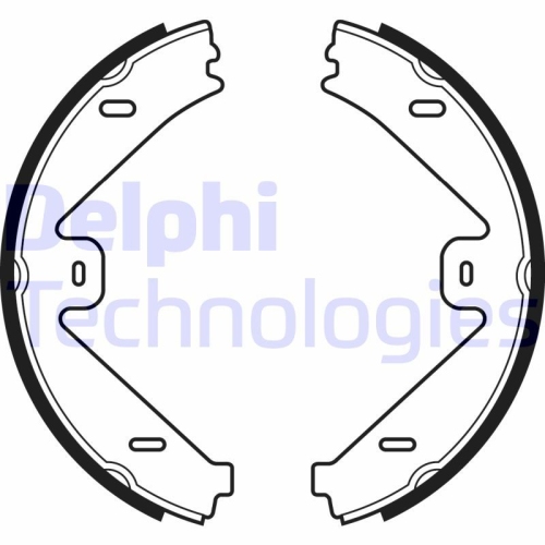 DELPHI Set saboti frana, frana de mana