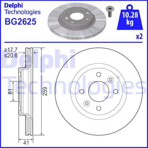 DELPHI Disc frana