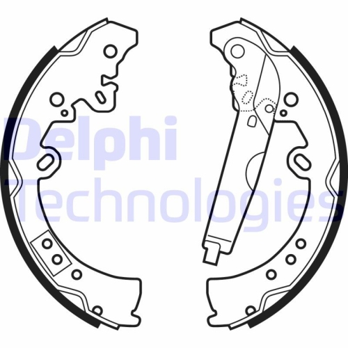 DELPHI Set saboti frana