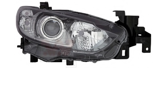 Far Mazda 6 (Gj), 11.2012-, Electric, tip bec H11+H15, omologare ECE, fara motoras, cu lumini de zi, GHP9510K0C; GHP9510K0D; GHP9510K0F, Dreapta
