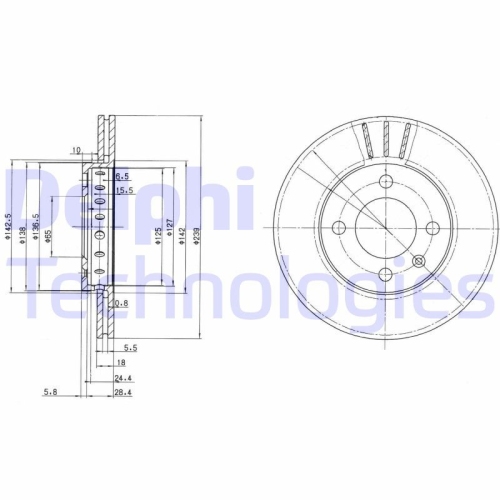 DELPHI Disc frana