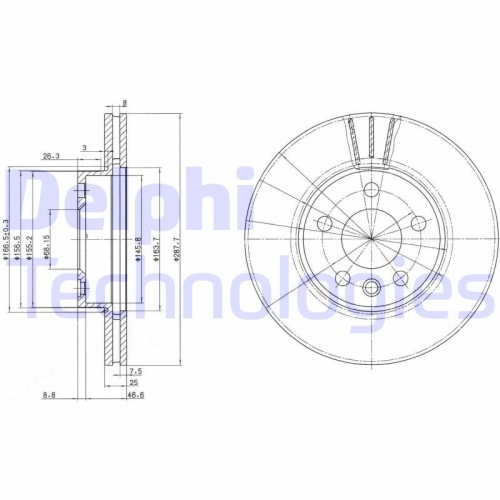 DELPHI Disc frana