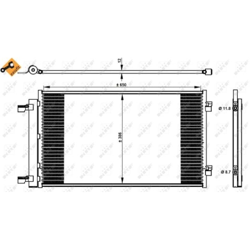 NRF Condensator, climatizare EASY FIT