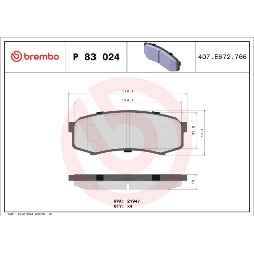 Placute frana Lexus Gx ( J12), Gx (Urj15 ; Mitsubishi Pajero 4 (V8 W, Pajero 4 Van (V9 ; Toyota 4 Runner 4 ( N21), 4 Runner 5 ( N28), Fj Cruiser (Gsj1), Hilux 6 Pick-Up ( N1), Land Cruiser ( J7 , Land Cruiser 80 ( J8), Land Cruiser 90 ( J9), Land Cruiser