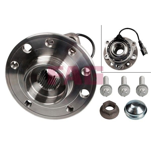 Set rulment roata fata FAG 713644090 Opel Vectra C Gts 9-3 Combi Vectra C Combi 9-3X 9-3 Cabriolet (Ys3F) 9-3 (Ys3F) Vectra C Signum Croma (194)