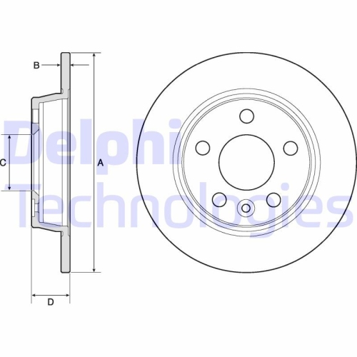 DELPHI Disc frana