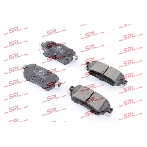 Placute frana Nissan Leaf (Ze1), Qashqai 2 Suv (J11, X-Trail 3 (T32 ; Renault Kadjar (Ha, Koleos 2 (Hc ), punte spate, cu indicator uzura acustic, SRLine