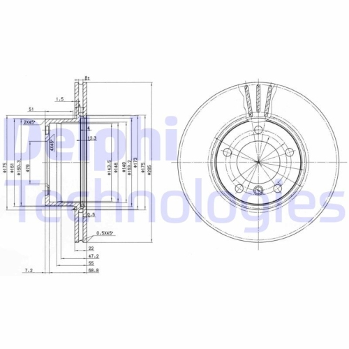DELPHI Disc frana