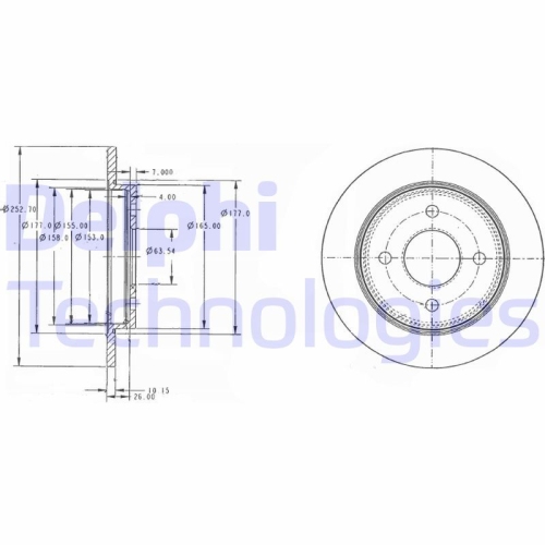 DELPHI Disc frana