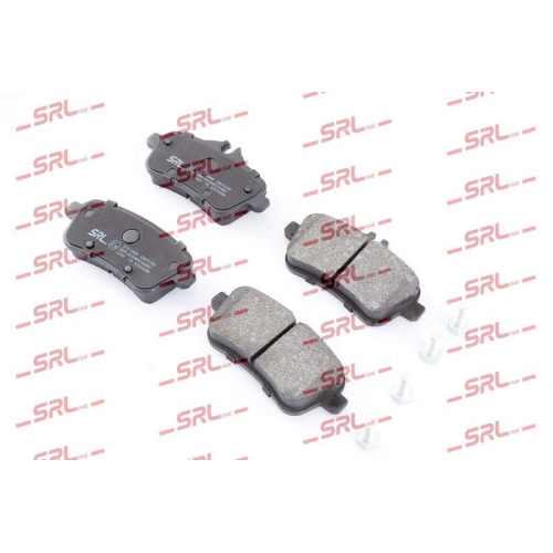 Placute frana Mercedes Gl-Class (X166), Gle (W166), Gle Coupe (C292), Gls (X166), M-Class (W166), punte spate, pregatit pentru senzor uzura; SRLine