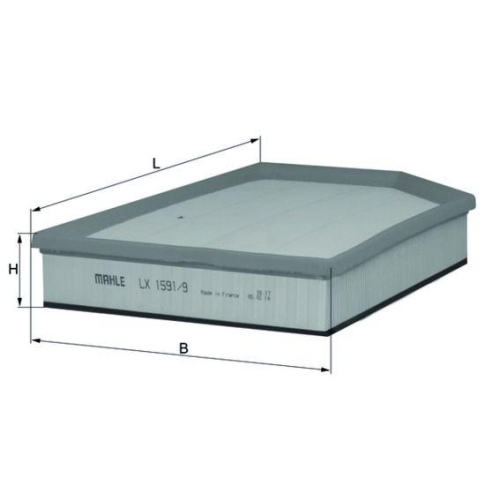 MAHLE Filtru aer