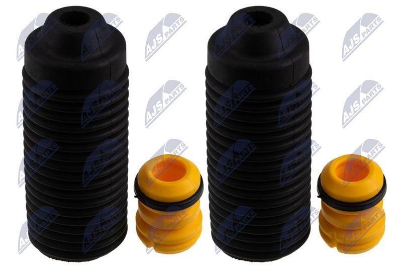 Capac protectie, burduf amortizor Nissan Juke 2010-2019, Leaf 2010-2017; set, partea din fata; 540501KA1A; NTY, aftermarket