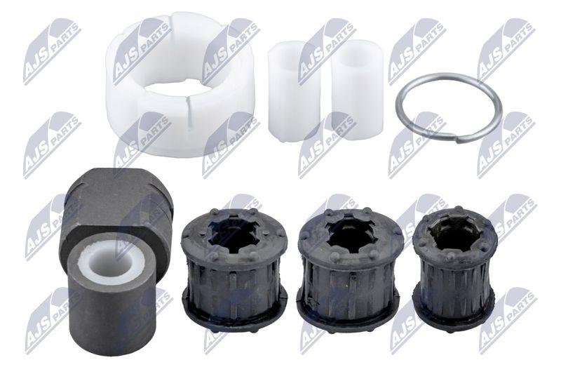 Kit reparatie levier schimbator BMW seria 1 (E81, E87) 2004-, seria 1 (F20, F21) 2011-, seria 3 (E46) 1998-, seria 3 (E90, E91) 2004-, seria 3 (F30, F31) 2011-, seria 5 (E39) 1996-, seria 5 (E60, E61) 2001-, seria 5 (F10, F11) 2010-; 23411200846; NTY